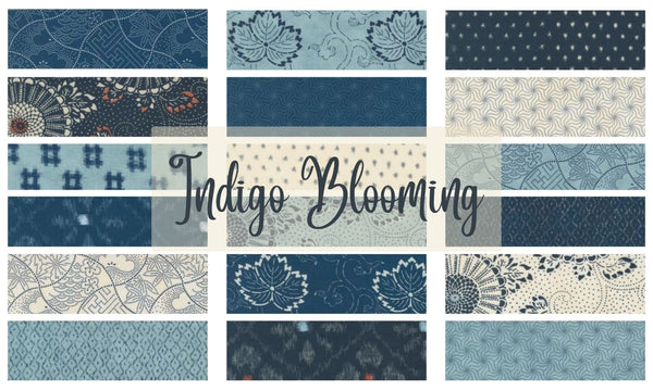 Indigo Blooming by Debbie Maddy for Moda Fabrics