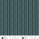 AND Carolina Striped Side - A-5181-B Blue - Cotton Fabric