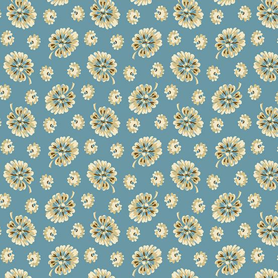 AND Cocoa Blue A-596-LB Navy - Cotton Fabric