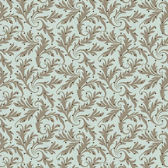 AND Cocoa Blue A-731-NB Caribbean  - Cotton Fabric