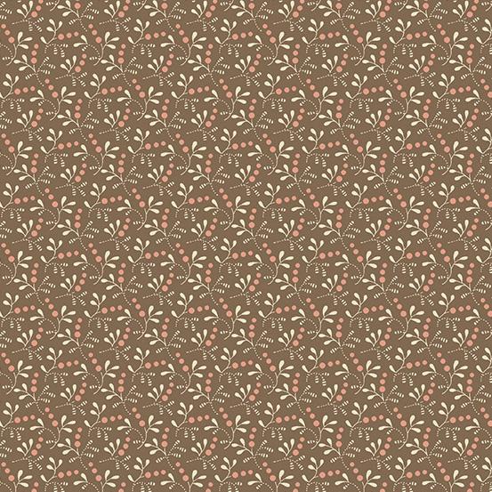 AND Cocoa Pink A-607-NE Chocolate - Cotton Fabric