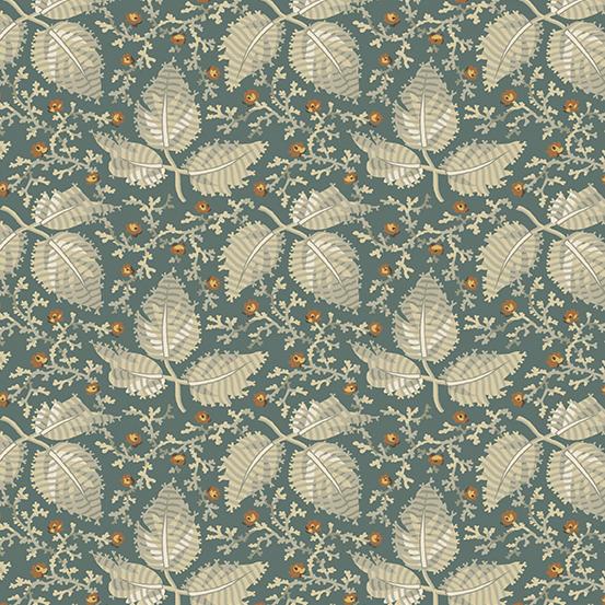 AND English Garden Mint - A-794-T Earl Grey - Cotton Fabric