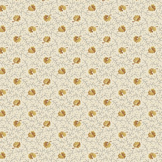 AND English Garden Spring Hill - A-803-L Sugar and Cream - Cotton Fabric