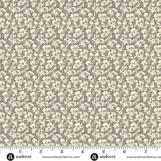 AND Sewing Basket Aster - A-951-C Onyx - Cotton Fabric