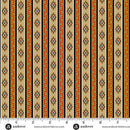 AND Spice Market Bloom Stripe - 6023-LN Licorice - Cotton Fabric