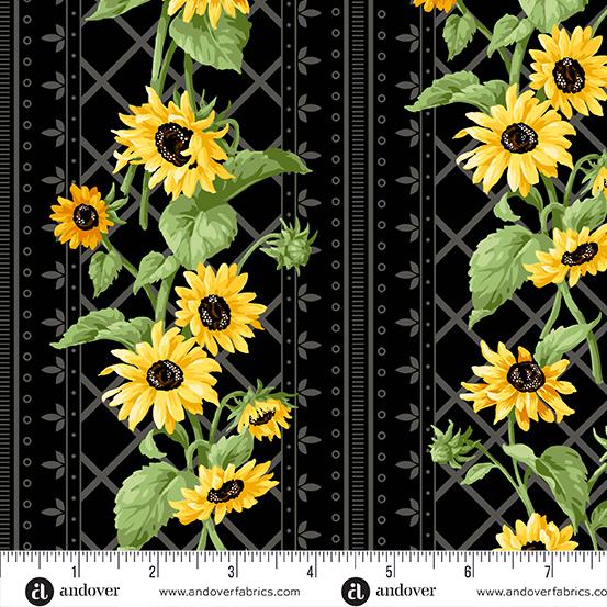 AND Sunflower Meadow - A-899-K - Cotton Fabric