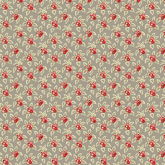 AND Tradewinds Plumeria - A-813-C Stormcloud - Cotton Fabric