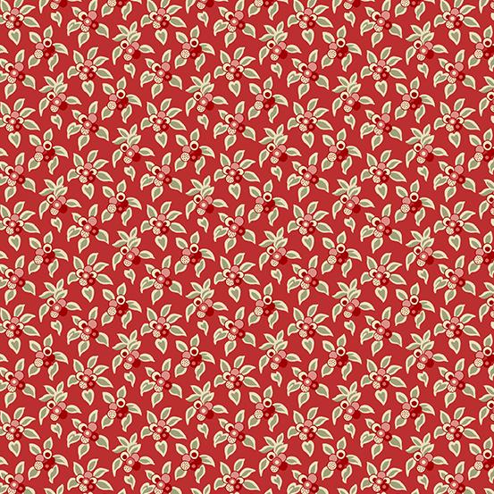 AND Tradewinds Plumeria - A-813-R Lava - Cotton Fabric