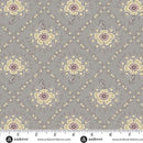 AND Wildflower Cottage Trellis - 1591-C Dove - Cotton Fabric