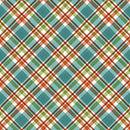 BLK Autumn Blessings - 3319-67 Teal - Cotton Fabric