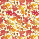BLK Autumn Blessings - 3320-41 Ivory - Cotton Fabric