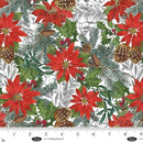 BLK Be Merry and Shine Bright - 4126-01 White - Cotton Fabric