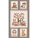 BLK Cheerful Cheeks Panel - 3491P-93 Willow Grey - Cotton Fabric