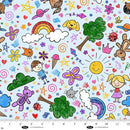 BLK Color My World - 4089-11 Multi - Cotton Fabric