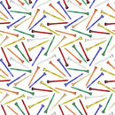 BLK Front Nine - 2821-01 White - Cotton Fabric