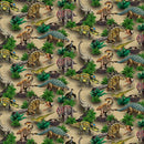 BLK Land Of The Giants - 3384-33 Sand - Cotton Fabric