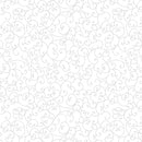 BLK Morning Mist IX - 4323-01W White On White - Cotton Fabric