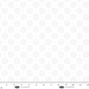 BLK Morning Mist IX - 4326-01W White On White - Cotton Fabric