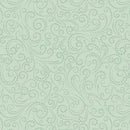 BTX A Winter's Day Dotted Scroll - 6875-41 Mint - Cotton Fabric