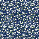 BTX Among The Wildflowers II Paperwhites - 17103-11 Indigo - Cotton Fabric