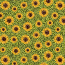 BTX Beautiful Harvest Sunflower Beauty - 16549-42 Citron - Cotton Fabric