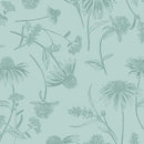 BTX Bee Haven Coneflower Tonal - 16413-04 Light Teal - Cotton Fabric