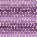 BTX Bee Haven Honeycomb - 16411-65 Plum - Cotton Fabric