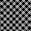 BTX Chillin & Grilllin Gingham Check - 14359-11 Black/Grey - Cotton Fabric