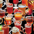 BTX Cider House Apple Cider - 14615-12 Black - Cotton Fabric