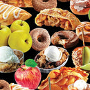 BTX Cider House Apple Harvest Desserts - 14620-90 Black/Multi - Cotton Fabric