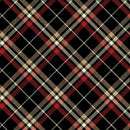 BTX Holiday Tidings Plaid - 14914M-12 Black - Cotton Metallic Fabric