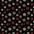 BTX Holiday Tidings Snowflake Splendor - 14913M-12 Black - Cotton Metallic Fabric