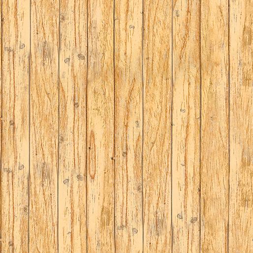 BTX Live Love Camp Wood Paneling - 14455-72 Light Oak - Cotton Fabric