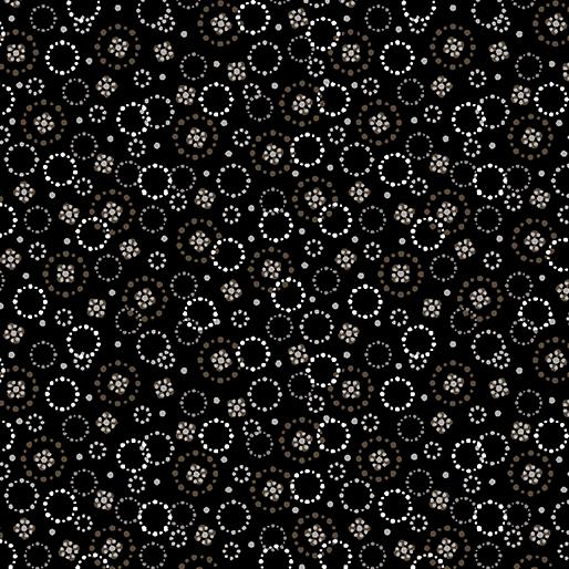 BTX Midnight Rhadsody 14074-12 Black - Cotton Fabric