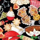 BTX Sugar & Spice Holiday Bakery- 14573-12 Black - Cotton Fabric