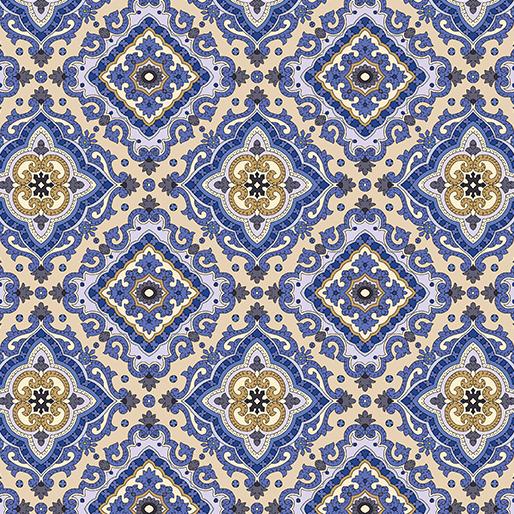 BTX The Drawing Room After Dinner - 17009-50 Mint Blue - Cotton Fabric