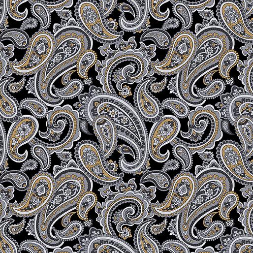 BTX The Drawing Room Parquet Floor - 17008-14 Gray - Cotton Fabric