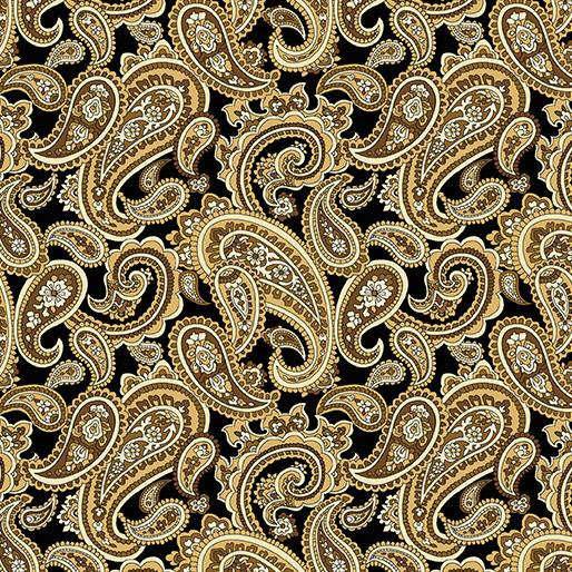 BTX The Drawing Room Parquet Floor - 17008-33 Gold - Cotton Fabric
