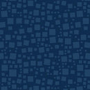 BTX Xanadu Tonal Squares - 16157-56 Dark Navy - Cotton Fabric