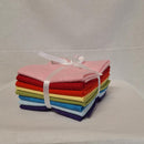 CHK Wool Felt Rainbow Bundle - 8 Fat Eighths - 9" x 18" Pieces - Precut