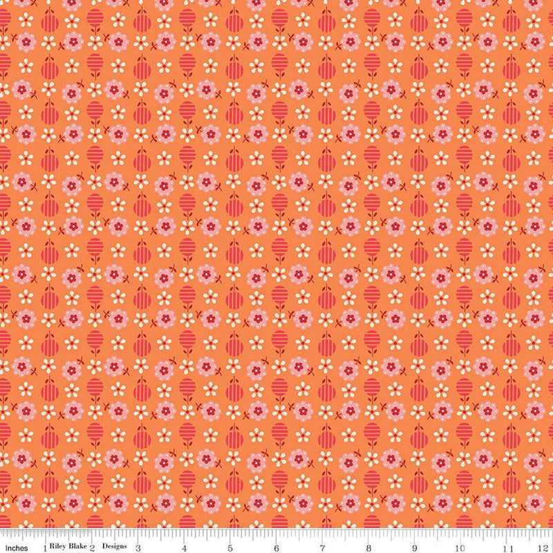 CWH Bee Dots Ida Marie - C14160-PUMPKIN - Cotton Fabric