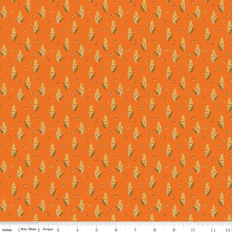 CWH Fall's In Town - C13514-ORANGE - Cotton Fabric