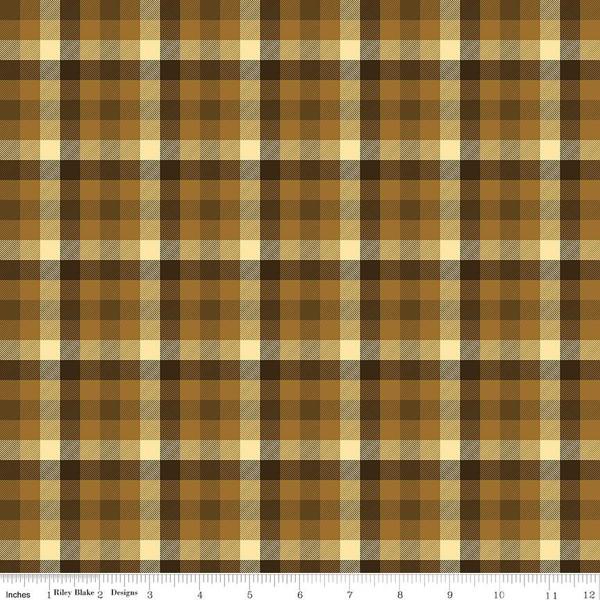 CWH Fall's In Town - C13516-BROWN - Cotton Fabric