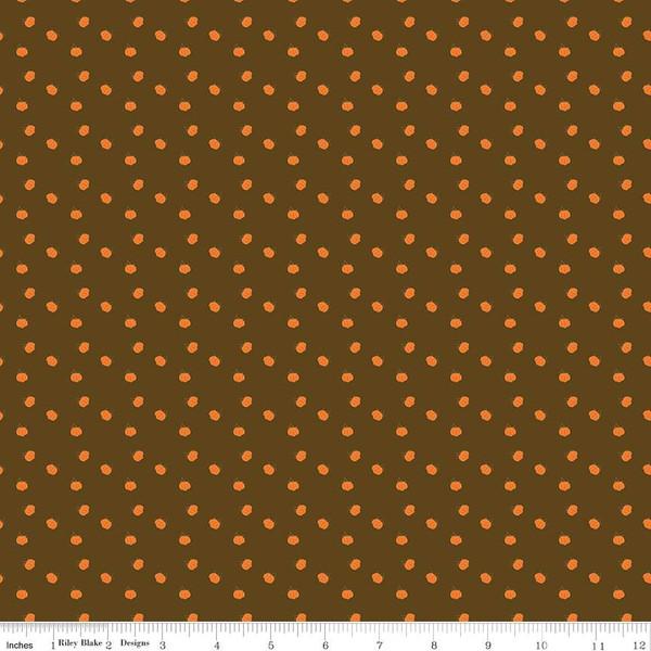 CWH Fall's In Town - C13518-BROWN - Cotton Fabric