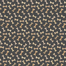 CWRK Best Friends Digital Bones - Y4285-3 Black - Cotton Fabric