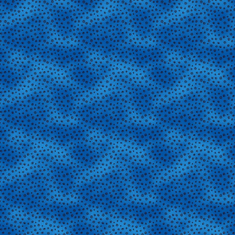 CWRK Earth Song Spirals - Y4028-90 Blue - Cotton Fabric