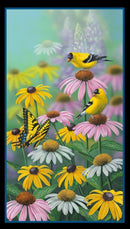 EZS Curious Visitor Panel - 49000-BLACK - Cotton Fabric