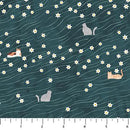 FIGO Paws & Play - 91047-68 Teal - Cotton Fabric