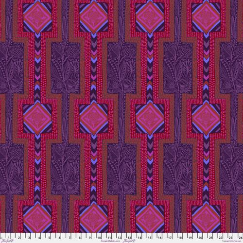FS Brave - Labyrinth PWAH194.RUBY - Cotton Fabric