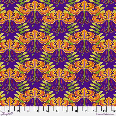 FS Gloriosa Garden Gloriosa Lily - PWJS153.PURPLE - Cotton Fabric